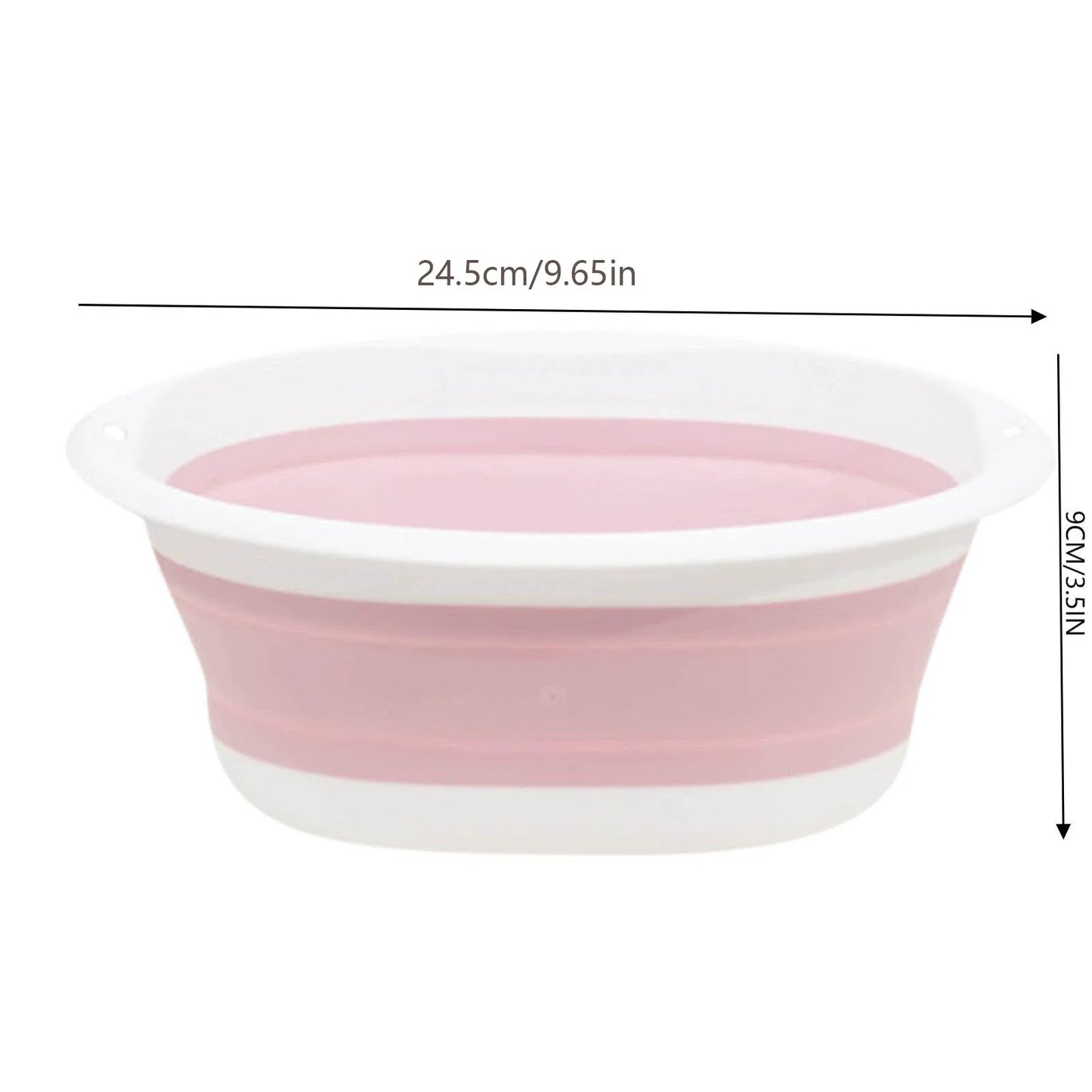 Outdoor Collapsible Bucket, Portable Collapsible Wash Basin, Dish Pans for Washing Dishes in Sink, Collapsible Bowl for Kitchen Camping Sink Travel Picnic 10.2In