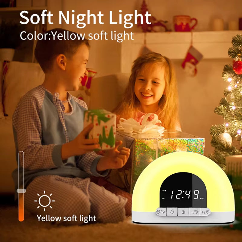 Wake up Light Alarm Clock with Intelligent Night Light, Sunrise/Sunset Smart Life