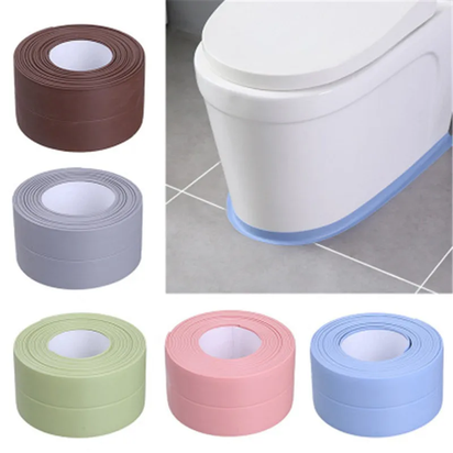 1Pc Bathroom Waterproof Wall Stickers Sealing Tapes PVC Adhesive Sealing Strips