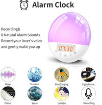 Wifi Voice Control Intelligent Alarm Clock, Sunrise Natural Wake-Up Light
