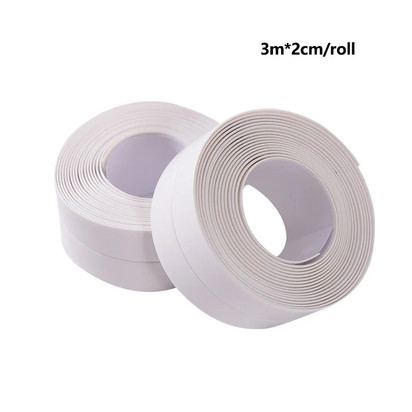 1Pc Bathroom Waterproof Wall Stickers Sealing Tapes PVC Adhesive Sealing Strips