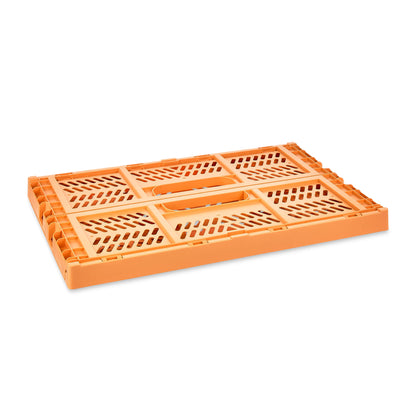 Medium Collapsible Crate, 16.92" X 11.41" X 6.22", Peach