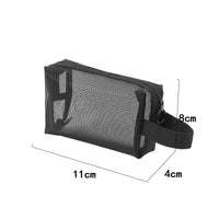 Black Layer Travel Cosmetic Bag Large Capacity Mesh Makeup Bag Makeup Storage Pouch Travel Toiletries Cosmetic Storage Bags