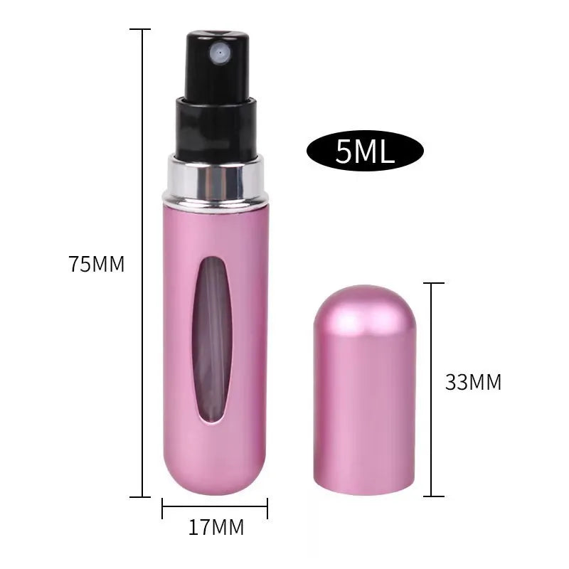 5Ml Perfume Refill Bottle Portable Mini Refillable Spray Jars 