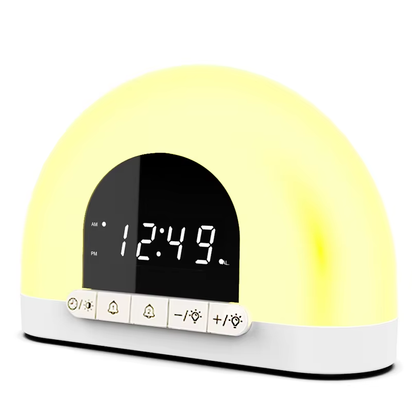 Wake up Light Alarm Clock with Intelligent Night Light, Sunrise/Sunset Smart Life